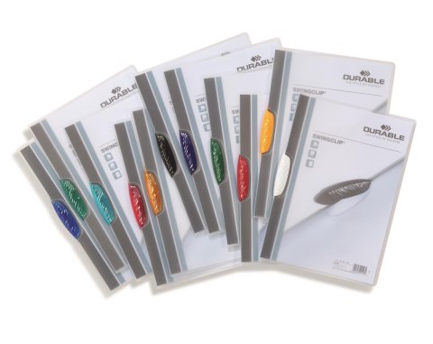 SWINGCLIP, skoroszyt zaciskowy A4, 1-30 karte k Mix kolorów 226000 DURABLE