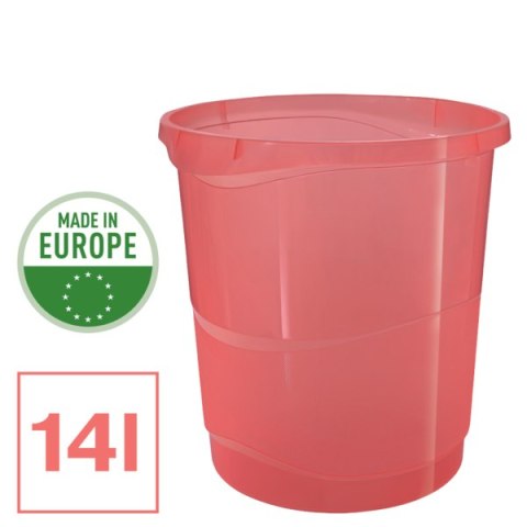 Kosz na śmieci Esselte ColourBreeze, koralowy 628461 Kosz na śmieci Esselte ColourBreeze, koralowy 628461