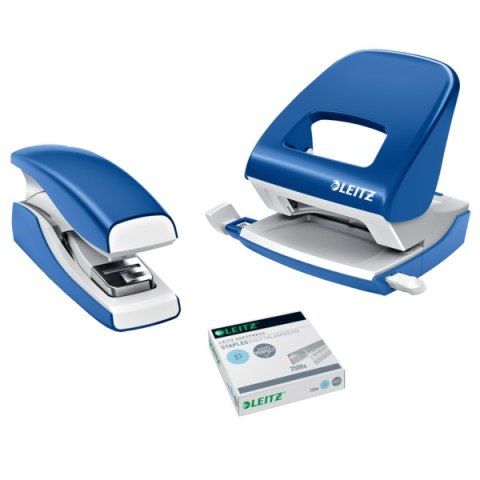 Zszywacz LEITZ New NeXXt Softpress Flat Clinch niebieski 56030035 Zszywacz LEITZ New NeXXt Softpress Flat Clinch niebieski 56030035