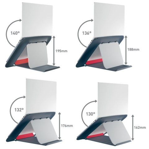 Podstawka pod laptopa Ergo Cosy, szara Leitz 64260089 Podstawka pod laptopa Ergo Cosy, szara Leitz 64260089
