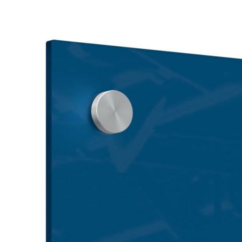 Mała podłużna szklana tablica suchościeralna Nobo Home 300x900mm, niebieska 1915608 Mała podłużna szklana tablica suchościeralna Nobo Home 300x900mm, niebieska 1915608