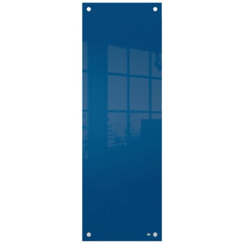Mała podłużna szklana tablica suchościeralna Nobo Home 300x900mm, niebieska 1915608 Mała podłużna szklana tablica suchościeralna Nobo Home 300x900mm, niebieska 1915608