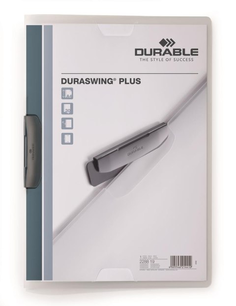 Skoroszyt DURASWING plus PP A4 1-30k przezroczysty DURABLE 228819 Skoroszyt DURASWING plus PP A4 1-30k przezroczysty DURABLE 228819
