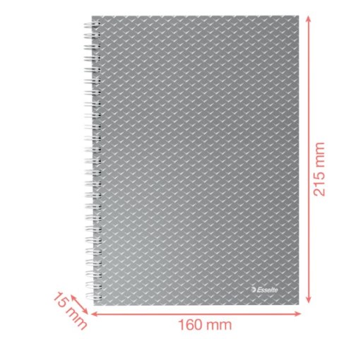 Kołonotatnik ColourBreeze A5, w kratkę, niebieski Esselte 628466 Kołonotatnik ColourBreeze A5, w kratkę, niebieski Esselte 628466
