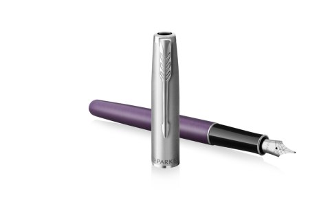 Pióro wieczne (F) SAND BLASTED METAL VIOLET PARKER 2169366, giftbox