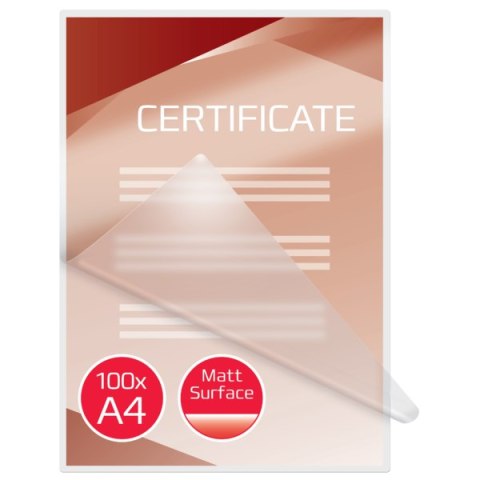Folie do laminacji matowe GBC, A4, 100 mic. , 100 szt., 3740491 Folie do laminacji matowe GBC, A4, 100 mic. , 100 szt., 3740491