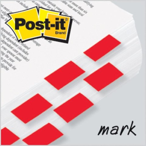 Zakładki indeksujące POST-IT 25x43mm czerwone 680-1 50sztuk 3M Zakładki indeksujące POST-IT 25x43mm czerwone 680-1 50sztuk 3M