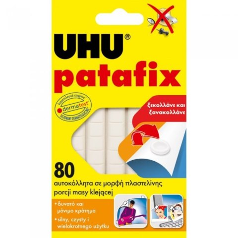Masa samoprzylepna PATAFIX 50g UHU 43500 (80kwadratów) Masa samoprzylepna PATAFIX 50g UHU 43500 (80kwadratów)