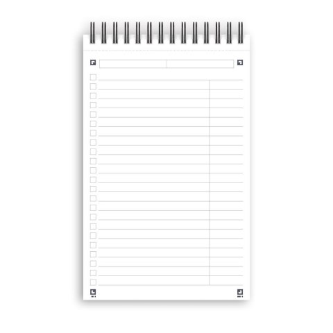 Blok notatnikowy OXFORD TASK MANAGER A5, 70kartek, spirala u góry, 400055727 (X) Blok notatnikowy OXFORD TASK MANAGER A5, 70kartek, spirala u góry, 400055727 (X)