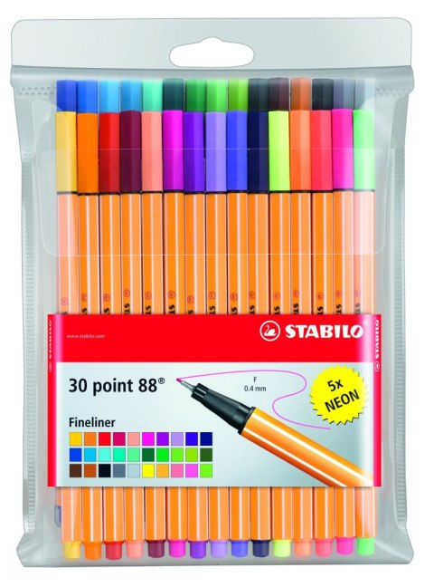 Cienkopis STABILO point 88 komplet 30szt 8830-1 Cienkopis STABILO point 88 komplet 30szt 8830-1