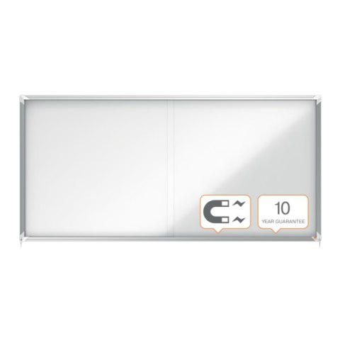 Gablota magnetyczna zewnętrzna Nobo Premium Plus 27xA4(drzwiczki przesówne) 1902572 Gablota magnetyczna zewnętrzna Nobo Premium Plus 27xA4(drzwiczki przesówne) 1902572