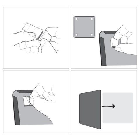 Magnetyczna tabliczka suchościeralna Nobo 280x360mm, srebrna QB05442CD Magnetyczna tabliczka suchościeralna Nobo 280x360mm, srebrna QB05442CD