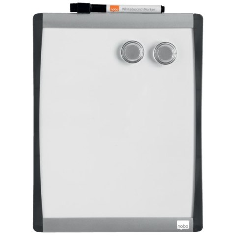Tablica suchościeralna Nobo z zaokrągloną ramą 280x215mm, biała 1903778 Tablica suchościeralna Nobo z zaokrągloną ramą 280x215mm, biała 1903778
