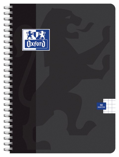 Kołonotatnik 90x140 50 kartek, kratka, STANDARD, OXFORD, 400107520 Kołonotatnik 90x140 50 kartek, kratka, STANDARD, OXFORD, 400107520