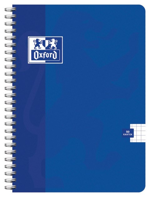 Kołonotatnik 90x140 50 kartek, kratka, STANDARD, OXFORD, 400107520 Kołonotatnik 90x140 50 kartek, kratka, STANDARD, OXFORD, 400107520