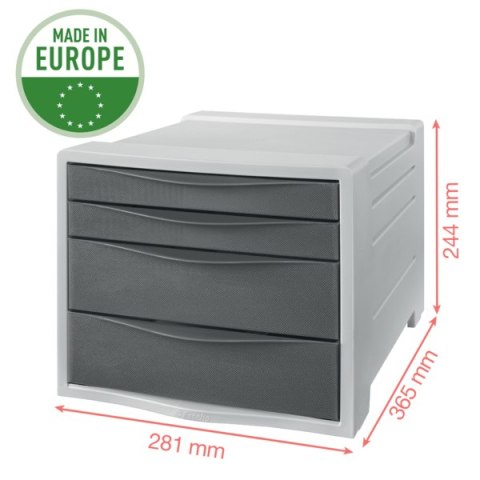 Pojemnik z szufladami Esselte ColourBreeze, lawendowy 628458 Pojemnik z szufladami Esselte ColourBreeze, lawendowy 628458