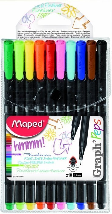 Cienkopis GRAPH PEPS 10szt.etui 749150 MAPED 0.4mm Cienkopis GRAPH PEPS 10szt.etui 749150 MAPED 0.4mm