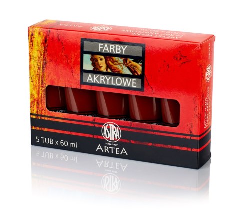 Farba akrylowa Astra tuba 60ml - siena palona, 83410934 Farba akrylowa Astra tuba 60ml - siena palona, 83410934