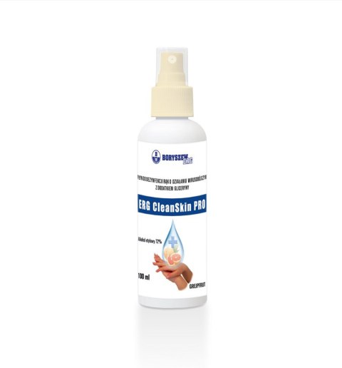 Płyn do dezynfekcji rąk grejpfrutowy 98ml ERG CleanSkin PRO alkohol/gliceryna BORYSZEW (spray)