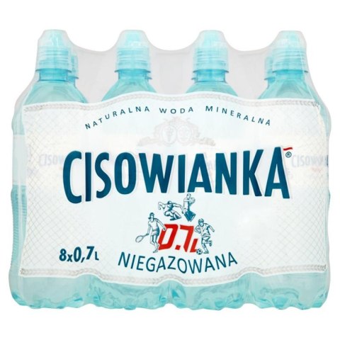 Woda CISOWIANKA 0.7l niegazowana SPORT zgrzewka 8 szt. Woda CISOWIANKA 0.7l niegazowana SPORT zgrzewka 8 szt.