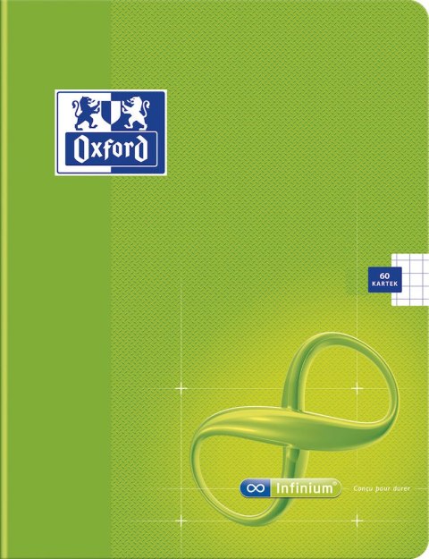 Zeszyt A4 60k, kratka z marginesem, OXFORD, INFINIUM 400026712 Zeszyt A4 60k, kratka z marginesem, OXFORD, INFINIUM 400026712