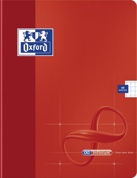 Zeszyt A4 60k, kratka z marginesem, OXFORD, INFINIUM 400026712 Zeszyt A4 60k, kratka z marginesem, OXFORD, INFINIUM 400026712