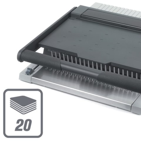 Bindownica wielofunkcyjna GBC MultiBind 420, dziurkowanie 20, bindowanie 125/145/450 kartek 4400435 Bindownica wielofunkcyjna GBC MultiBind 420, dziurkowanie 20, bindowanie 125/145/450 kartek 4400435