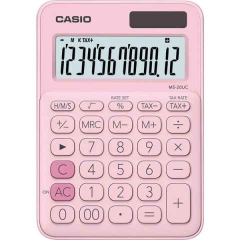 Kalkulator CASIO MS-20UC-PK BOX rózowy