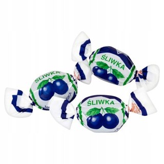 Cukierki Śliwka NAŁĘCZOWSKA w czekoladzie 1000g SOLIDARNOŚĆ LUZ