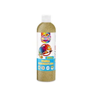 Farby plakatowe brokatowe 250ml.złota OTOCKI