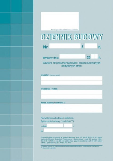 H-91-3 Rejestr mycia i dezynfekcji komory ładunkowej MICHALCZYK