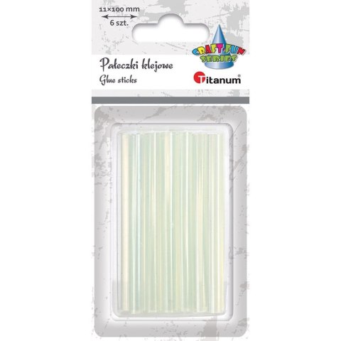 Klej do pistoletu Q11x100mm (6 sztuk) 365217 TITANUM wkład Klej do pistoletu Q11x100mm (6 sztuk) 365217 TITANUM wkład