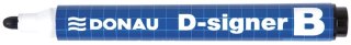 Marker sucho.D-SIGNER B czarny okr.7372001-01PL DONAU (X)