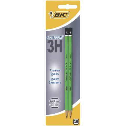Ołówek bez gumki BIC Criterium 550 4B Blister 2szt, 861130 Ołówek bez gumki BIC Criterium 550 4B Blister 2szt, 861130