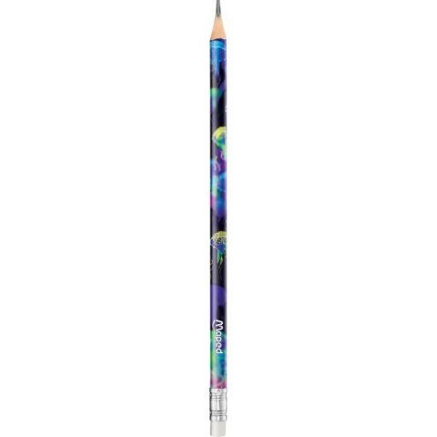 Ołówek z gumką Deepsea HB Maped 851802 Ołówek z gumką Deepsea HB Maped 851802