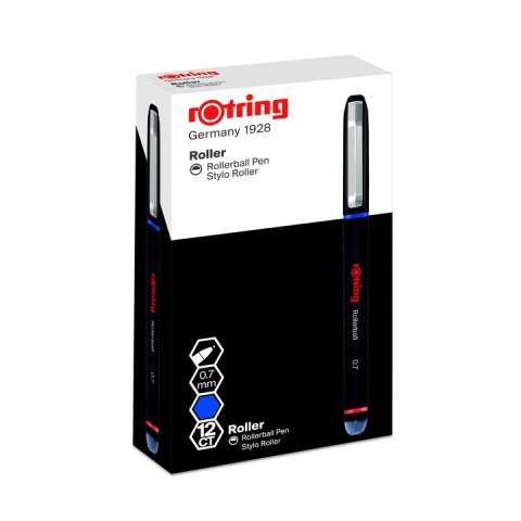 Pióro kulkowe ROTRING ROLLER NIEBIESKI 0,7mm 2146106 Pióro kulkowe ROTRING ROLLER NIEBIESKI 0,7mm 2146106