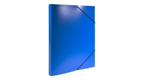 Teczka z gumką A4 PP pudło 2 cm niebieska TG-A4-02-01 Teczka z gumką A4 PP pudło 2 cm niebieska TG-A4-02-01