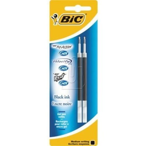 Wkład BIC Gel-ocity Original czarny Blister 2 szt, 862228 (X)