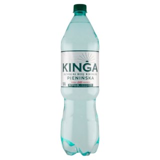 Woda KINGA PIENIŃSKA 1,5L (6szt.) NATURALNA delikatnie gazowana (zielona)