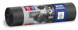 Worki na śmieci 160l supermoc.LDPE (10szt.)czarne ANNA Z. WNS1989/16SH (X)