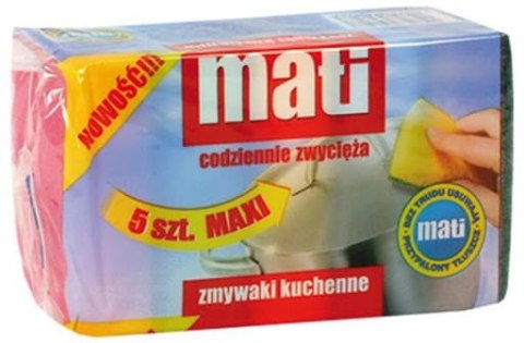 Zmywaki gąbka do zmywania Maxi (5 szt.) MATI 08267 Zmywaki gąbka do zmywania Maxi (5 szt.) MATI 08267