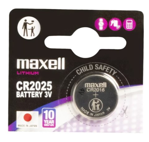 Bateria MAXELL CR2025 3V (1szt.) litowa Bateria MAXELL CR2025 3V (1szt.) litowa