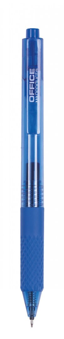Długopis automatyczny żelowy OFFICE PRODUCTS, gr. linii 0,25mm, dł. linii 1200m, niebieski 17025711-01