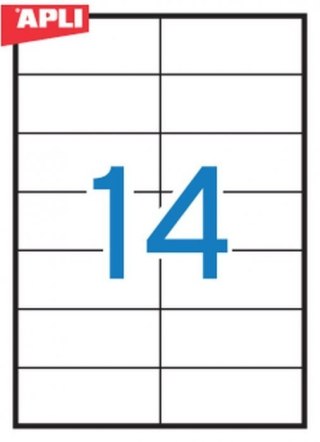 Etykiety 01277 105*42.4 (100) permanentne APLI