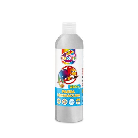 Farby plakatowe metaliczna 250ml.srebrna OTOCKI