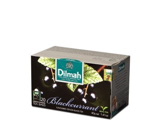 Herbata DILMAH Czarna porzeczka 20t owocowa
