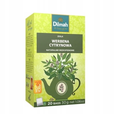 Herbata DILMAH werbena cytrynowa 20t ziołowa Herbata DILMAH werbena cytrynowa 20t ziołowa