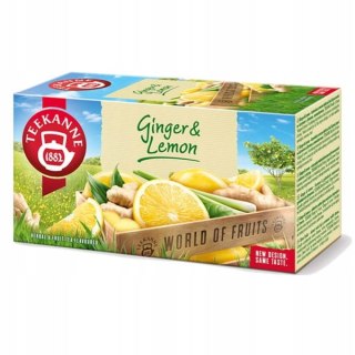 Herbata TEEKANNE imbir i cytryna 20t owocowa