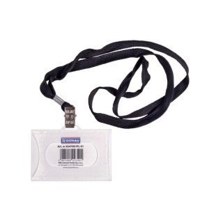 Identyfikator z czarną taśmą 88*55 DONAU 8347001PL-01