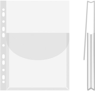 Koszulka na katalog z klapką DONAU A4 krystal 170mic 1775001PL-00